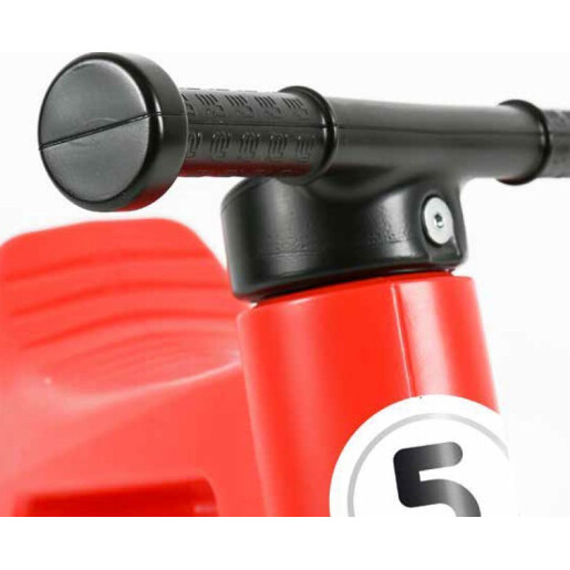 Bicicleta fara pedale cu cosulet pentru ghidon Funny Wheels Rider SPORT 2 in 1 Rosie