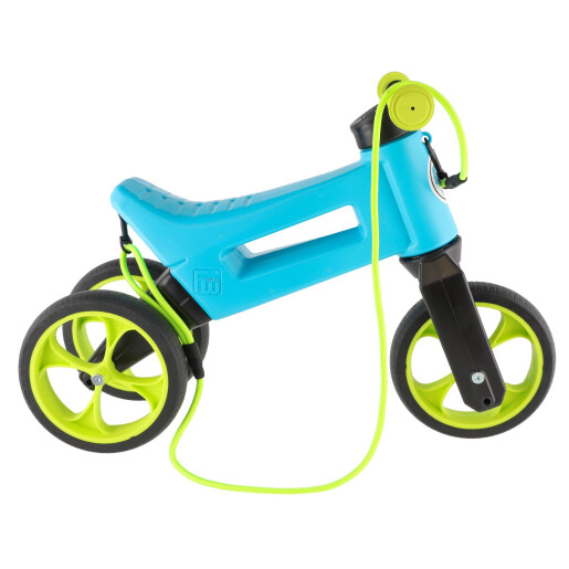 Bicicleta fara pedale Funny Wheels Rider YETTI SUPERPACK 3 in 1 Blue/Lime