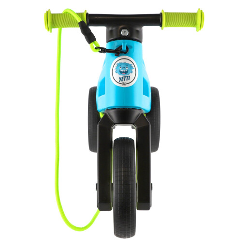 Bicicleta fara pedale Funny Wheels Rider SuperSport YETTI 3 in 1 Blue/Lime