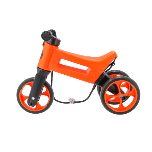 Bicicleta fara pedale Funny Wheels Rider SuperSport 2 in 1 Sunset Orange