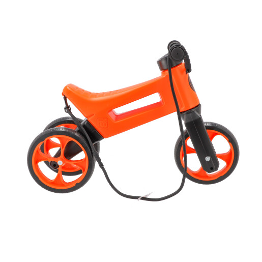 Bicicleta fara pedale Funny Wheels Rider SuperSport 2 in 1 Sunset Orange (Montata)