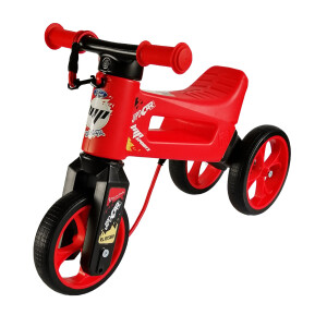 Bicicleta fara pedale Funny Wheels Rider SuperSport 2 in 1 All-Black Limited