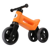 Bicicleta fara pedale cu cosulet pentru ghidon Funny Wheels Rider SPORT 2 in 1 Portocalie