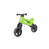 Bicicleta fara pedale cu cosulet pentru ghidon Funny Wheels Rider SPORT 2 in 1 Verde
