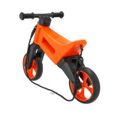 Bicicleta fara pedale Funny Wheels Rider SuperSport 2 in 1 Sunset Orange (Montata)